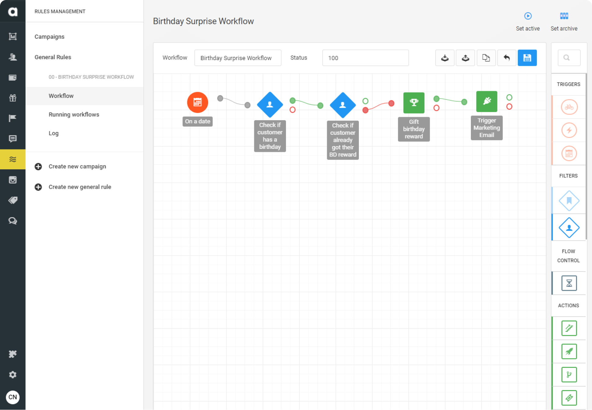 Backend for birthday surprise workflow.