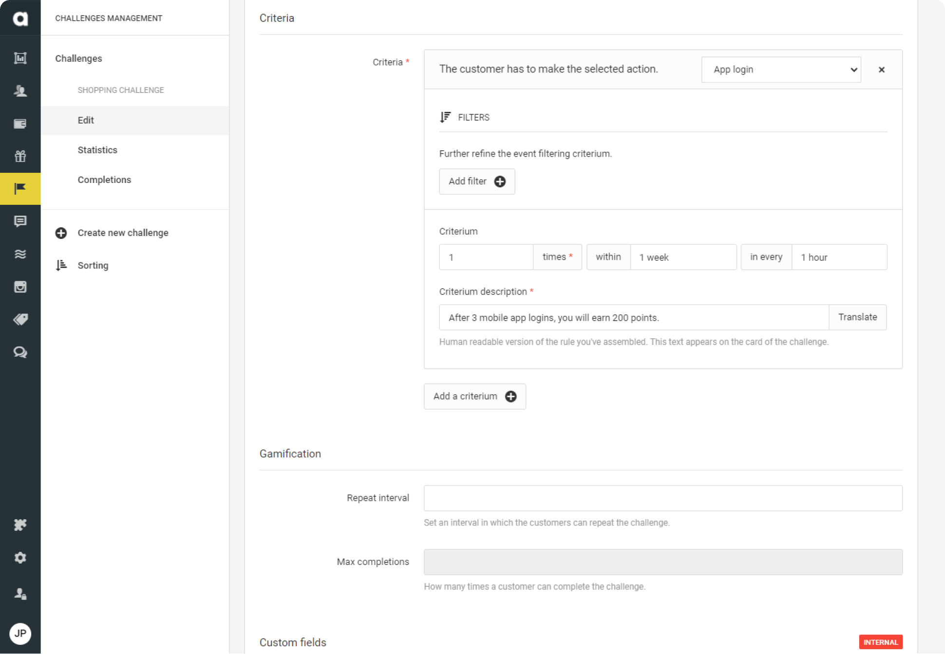 Backend for non-transactional touchpoints.