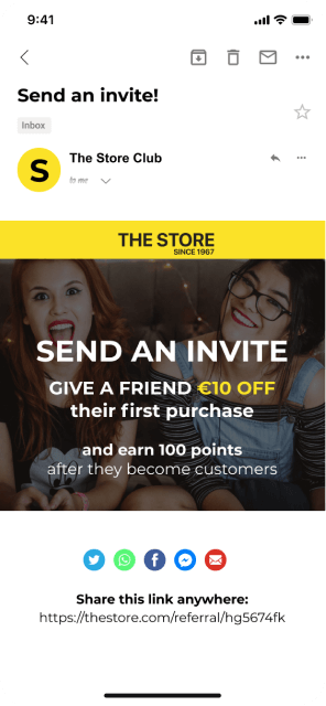 Make acquisition easier with referrals.