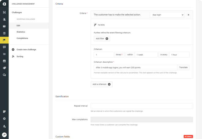 Backend for non-transactional touchpoints.