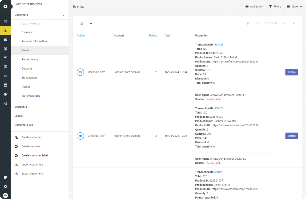 Seamless data processing