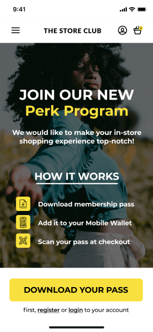 Join our new perk program-Antavo Mobile Wallet.