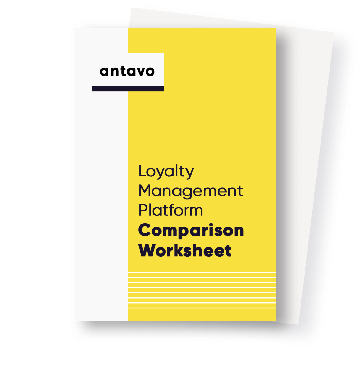Antavo's Ebook: Loyalty Management Platform Comparison Worksheet