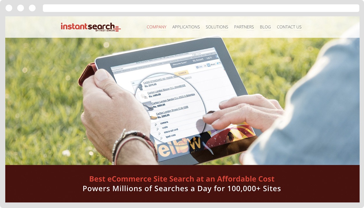 InstantSearch+ offers customers a more convenient search experience in e-commerce.