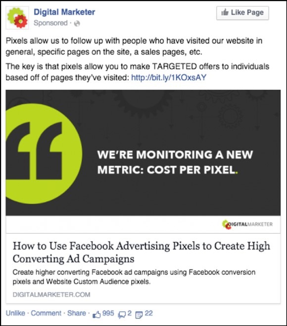 How to use Facebook advertising pixels.