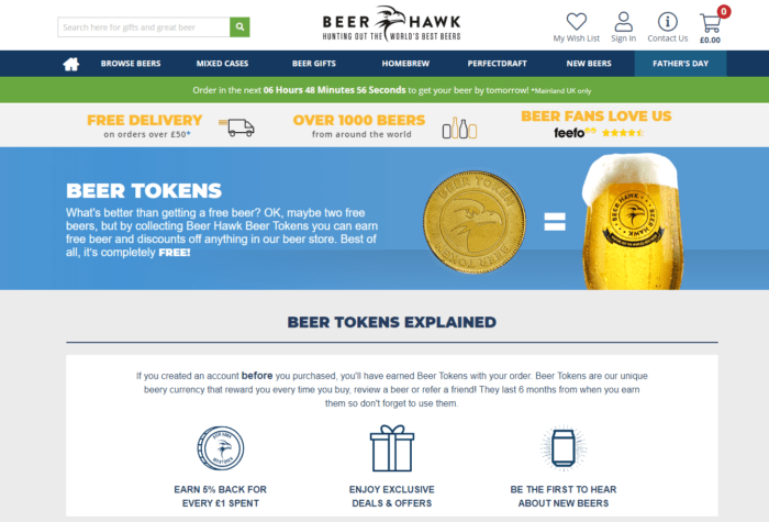 BeerHawk loyalty program