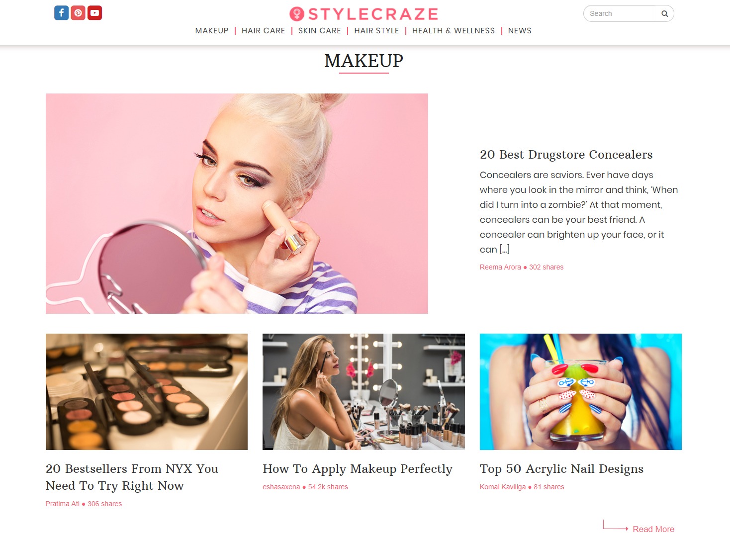 Sites like Stylecraze exist because there’s a huge demand for beauty knowledge sharing.