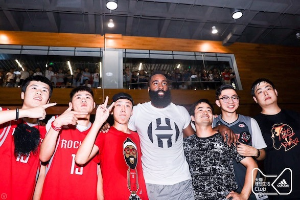 Talk about an experience! 150 Super Members in the 88 Membership Club got to meet James Harden from the Houston Rockets.