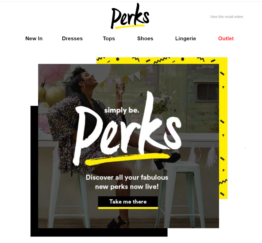 Simply Be Perks has holiday rewards program.