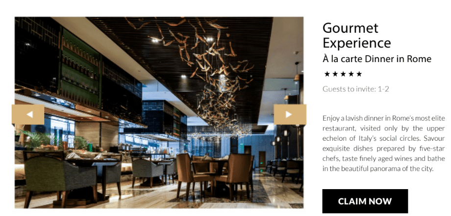 Restaurant Experience Loyalty Program