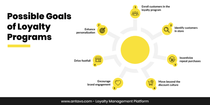 Possible Goals of Loyalty Programs