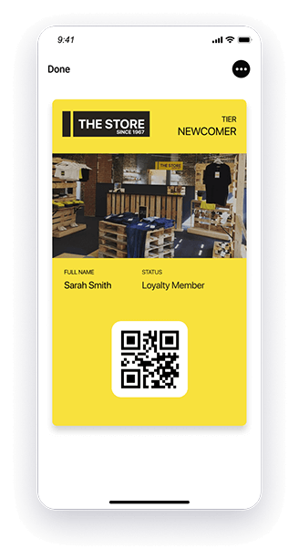 Antavo’s Mobile Pass mockup