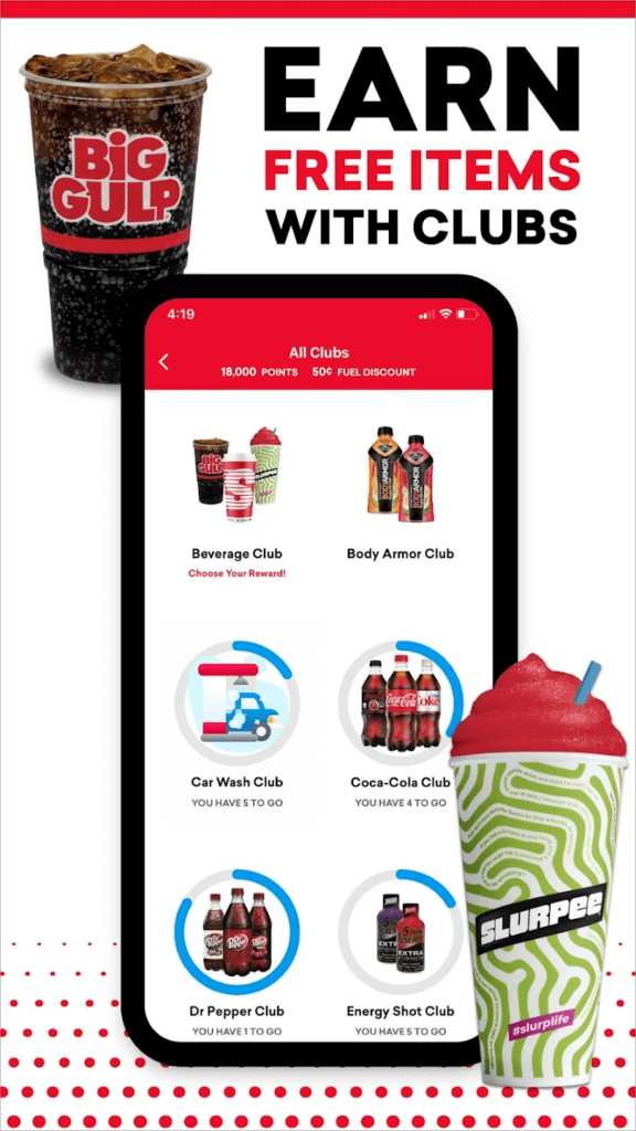 Speedy Rewards Clubs are a clever incentive to elevate purchase frequency.