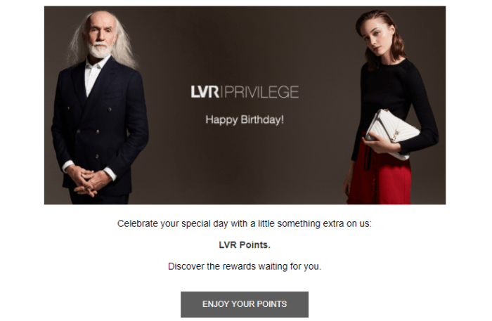 LVR case study email campaign