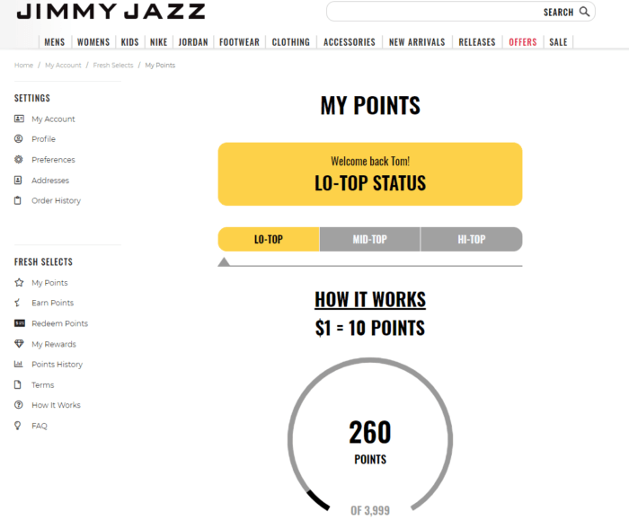 Jimmy Jazz Clothing Size Chart