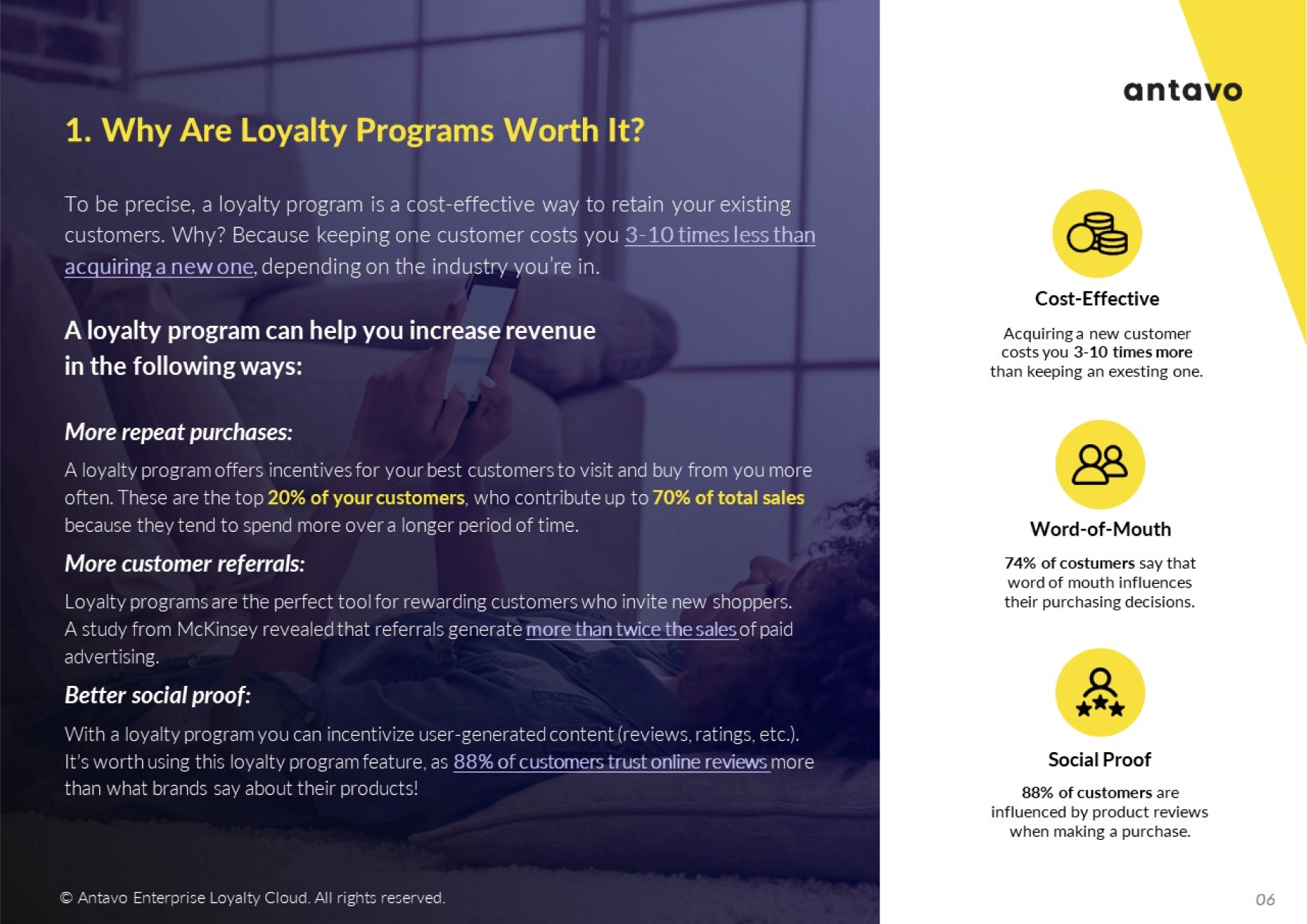 Antavo's Ebook: The Definitive Guide to Creating a Successful Loyalty Program - Why are loyalty programs worth it?