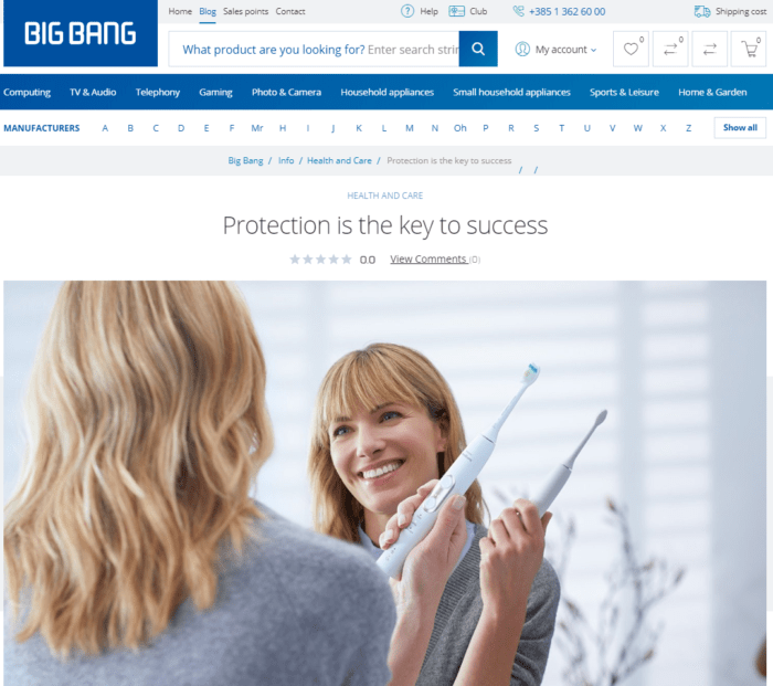 Electronic retailer Big Bang educates customers on how to use certain electronic devices - like toothbrushes - the correct way, often dispelling common myths.