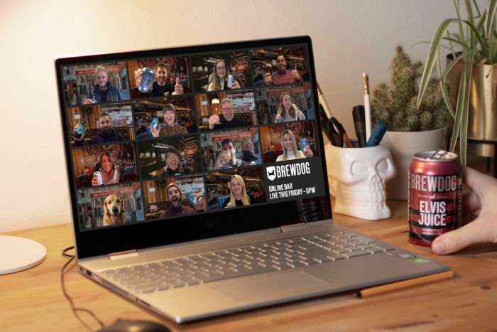 BrewDog’s virtual pubs feature live music streams and cooking sessions as well, creating an authentic pub experience.