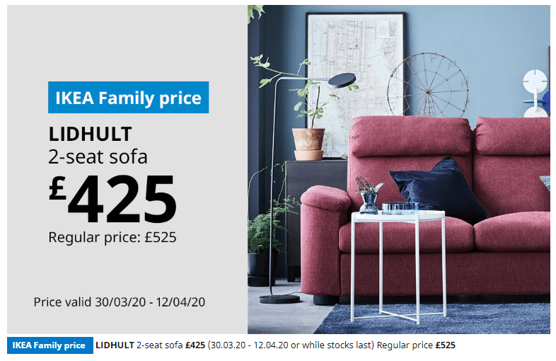 At IKEA Family, there are no points, customers only receive discounts via members-only offers.