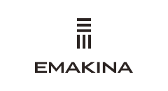 Emakina's logo.