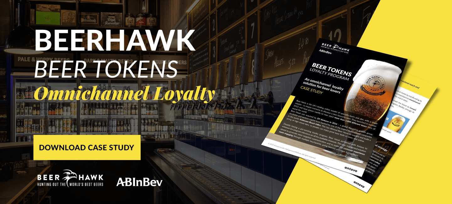 Antavo offers multiple case studies, each answering to a different challenge. For instance, our omnichannel loyalty solution helped specialty beer retailer Beer Hawk connect its online store with its High Street bars.