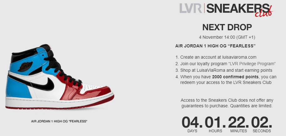 Luxury fashion giant LuisaViaRoma became an instant hit among customers with its sneakers-focused VIP club. Read more about it in this case study.