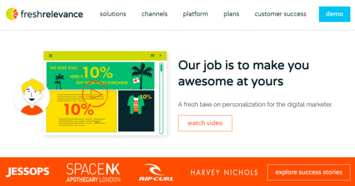 Magento apps Fresh Relevance