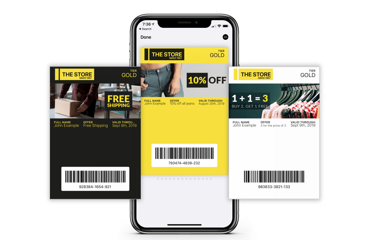 With the Mobile Wallet, customers can easily access information about their membership, and see all their coupons and offers in one place.