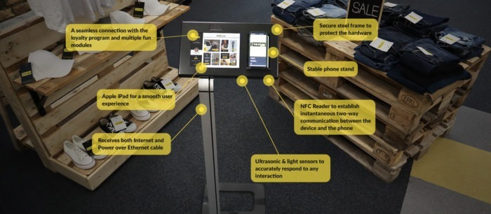 The Loyalty Experience Kiosk is designed and built by Antavo.