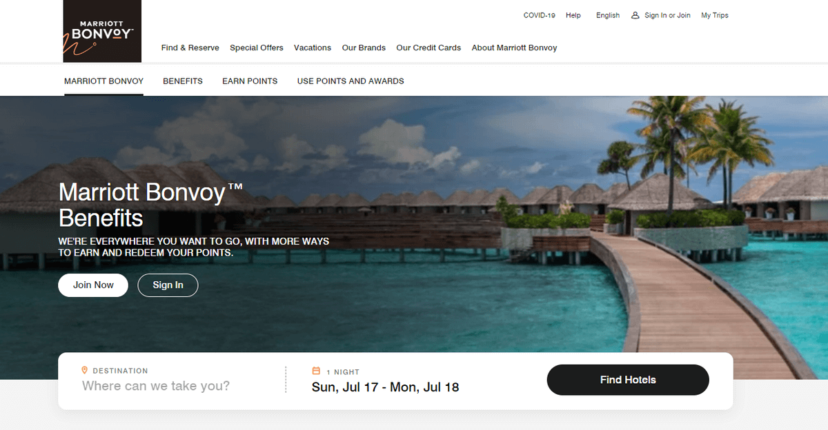Memorable Group  Marriott Bonvoy - Home page