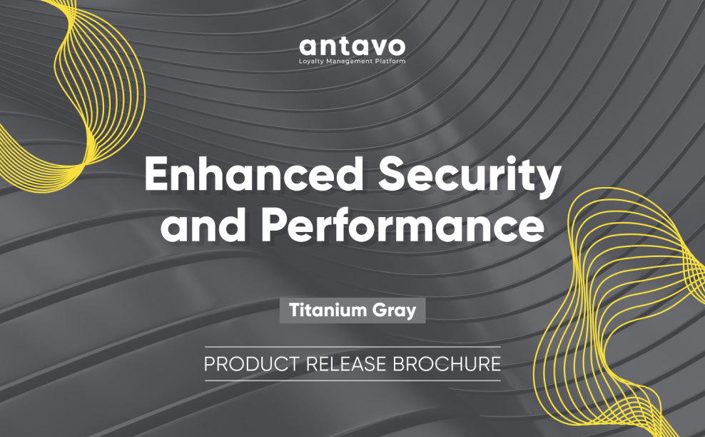Cover image of Antavos's Titanium Gray Q3/2021 Product Release.