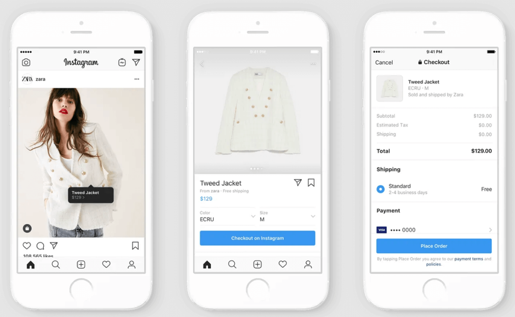The fewer steps Zara customers have to take to complete a purchase, the more likely they will be to complete the process.