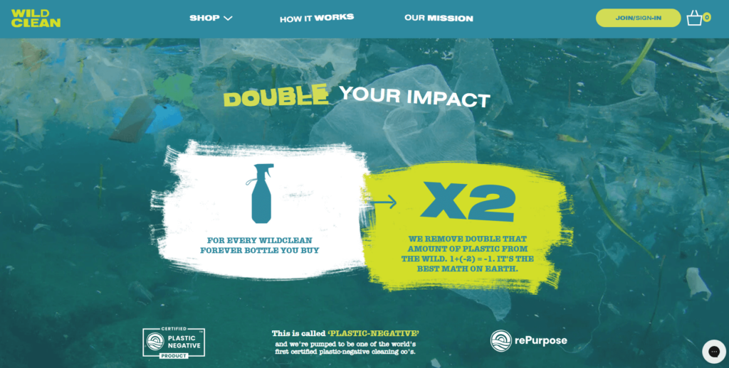 Wild Clean's main page