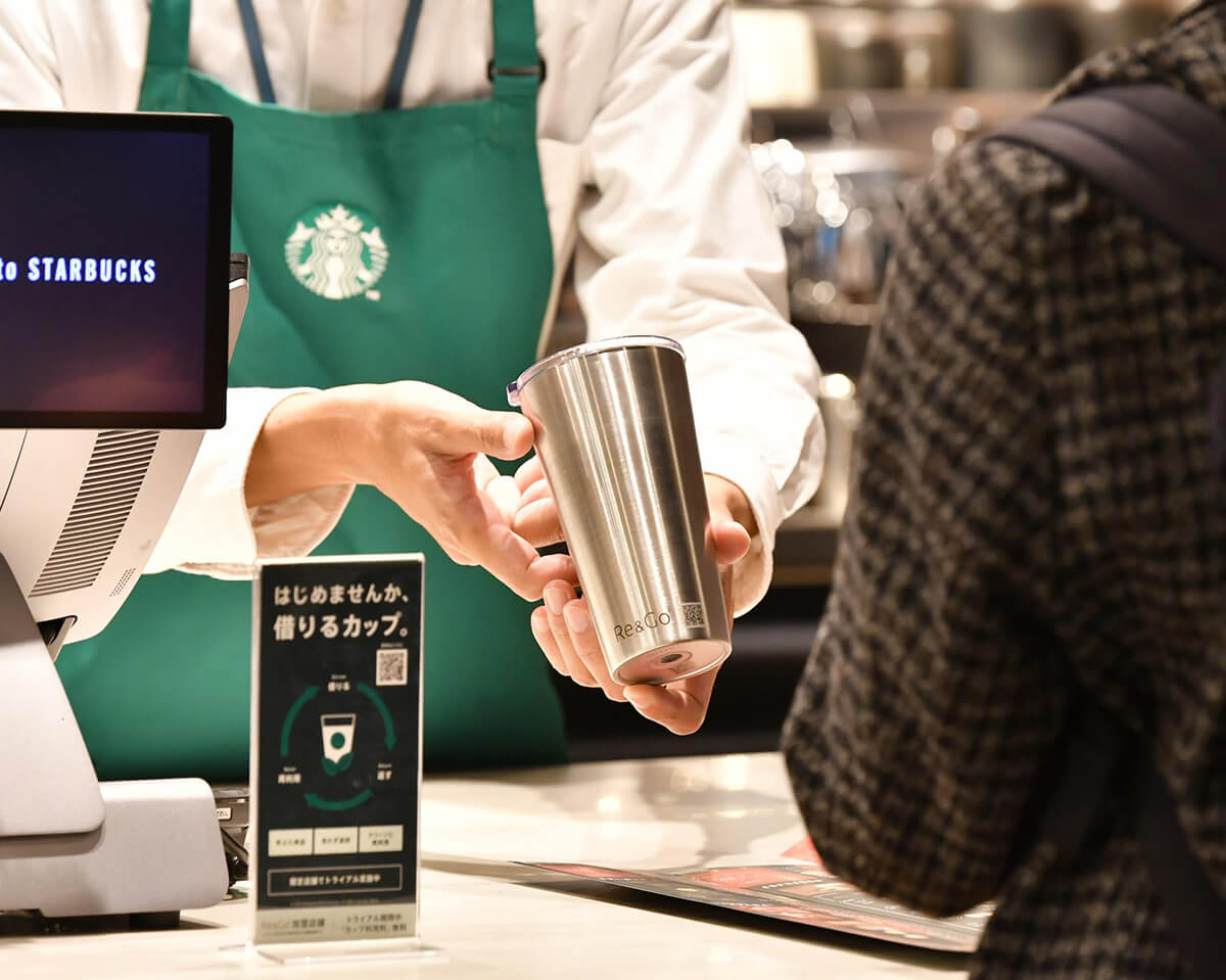 Starbucks reusable cup scheme in Japan
