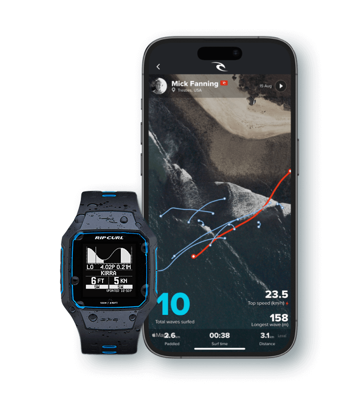 Members who are registered users of a Rip Curl Search GPS watch.