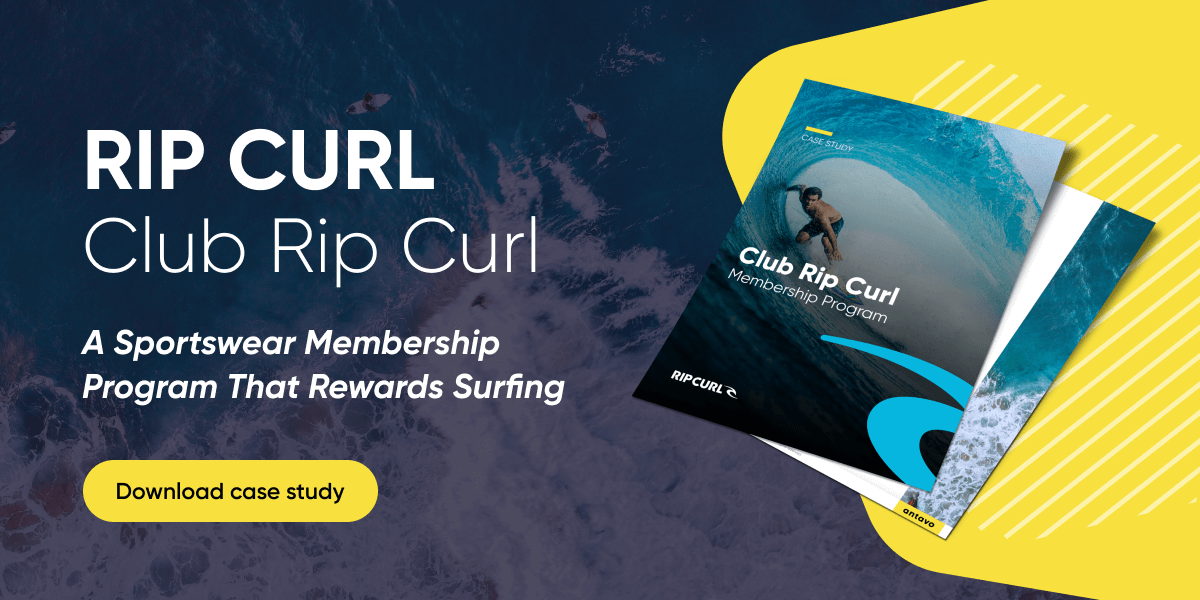 The case study download banner for Antavo’s Rip Curl case study.