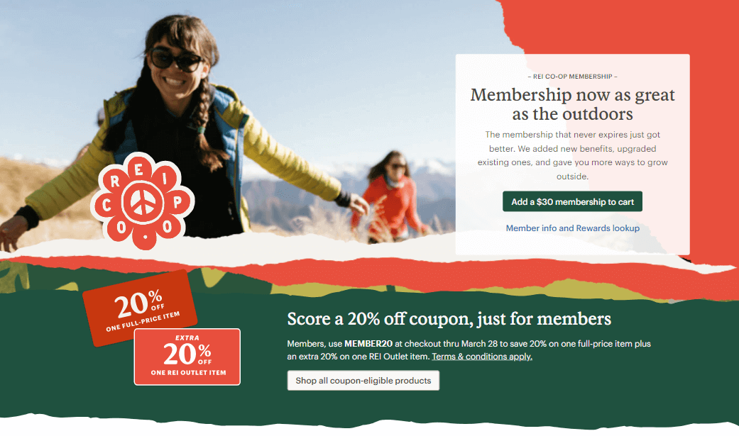 REI Co-op Membership Benefits & Rewards