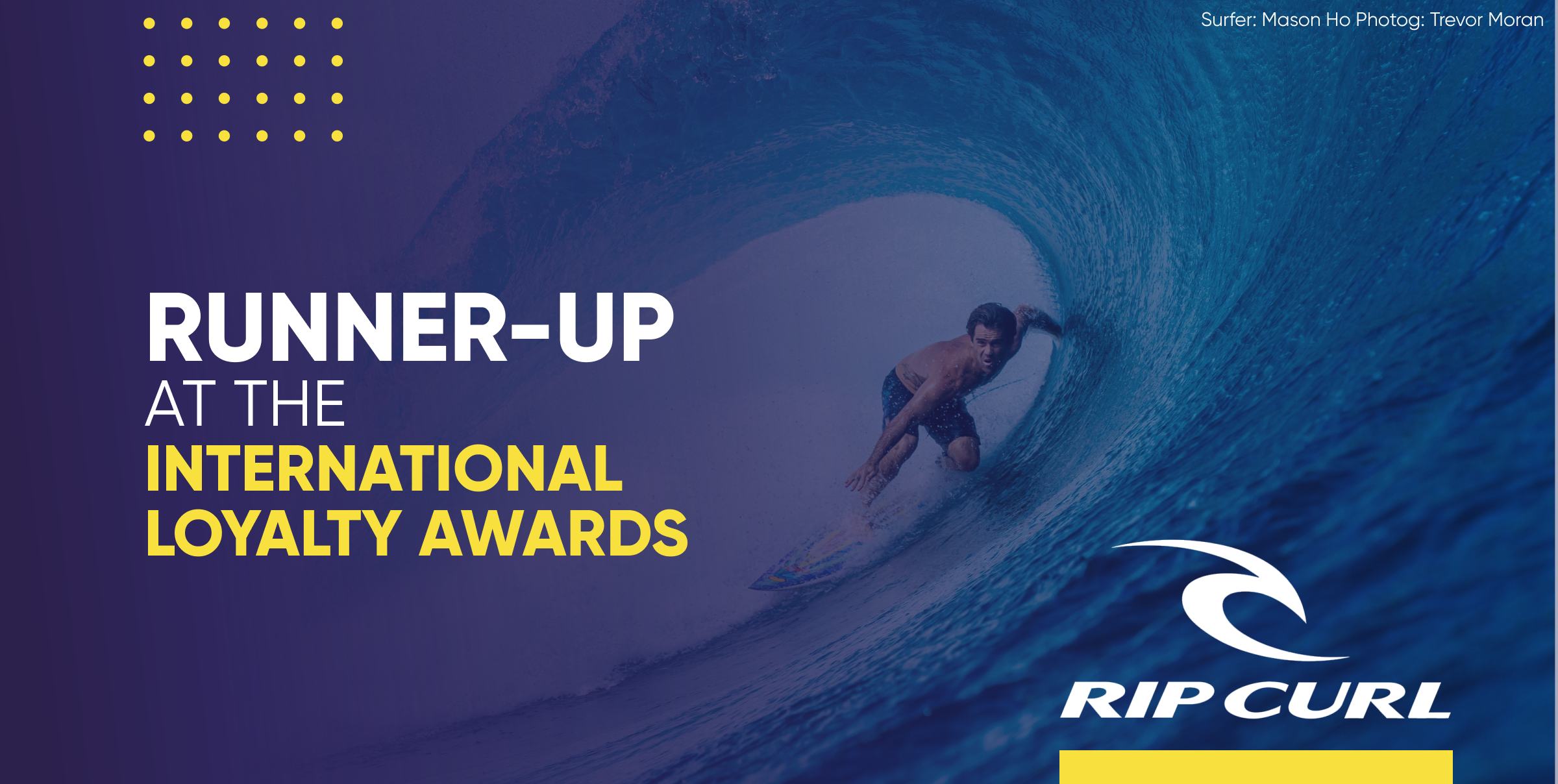 Image for the International Loyalty Awards Club Rip Curl news article