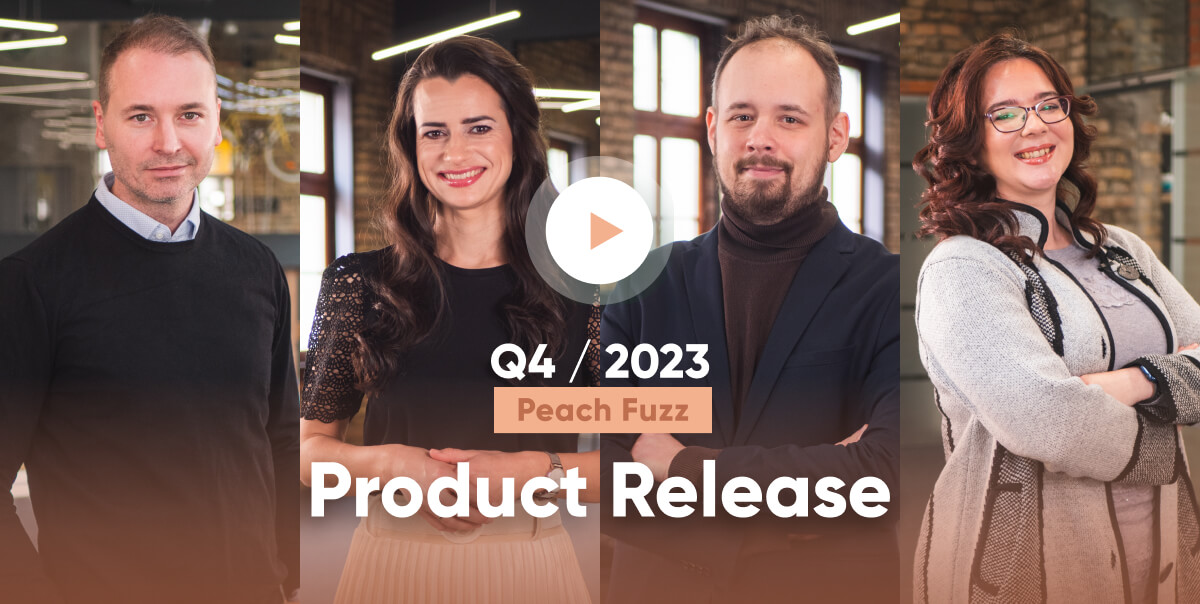 The cover image for Antavo’s Peach Fuzz Q4/2023 Product Release