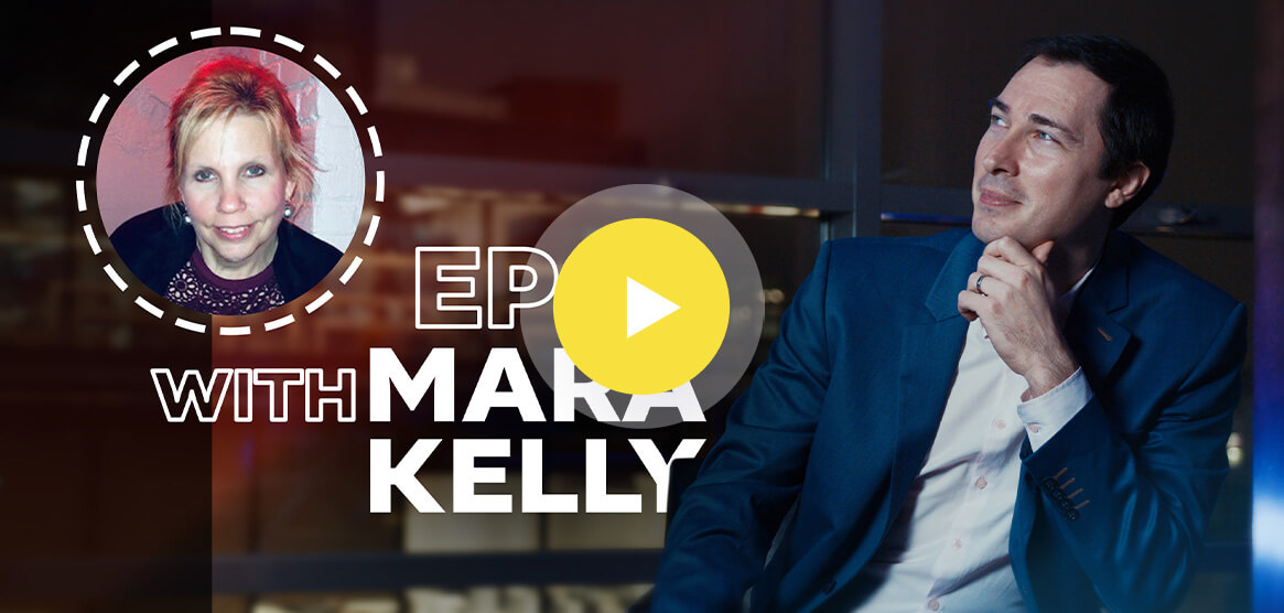 Antavo’s cover for its Loyalty Stories video podcast with Mara Kelly