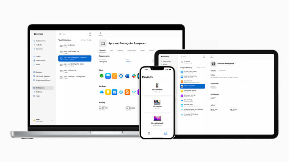 Apple Business Essentials helps connect multiple devices and provides cloud storage.