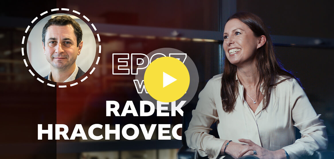 Antavo’s cover for its Loyalty Stories video podcast with Radek Hrachovec