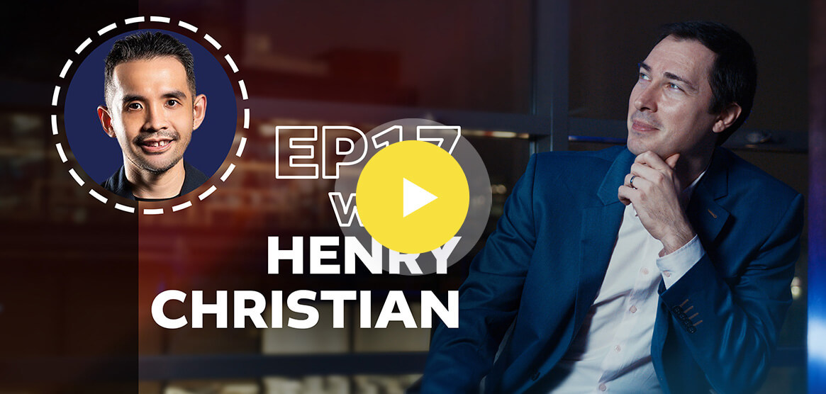 Antavo’s cover for its Loyalty Stories video podcast with Henry Christian