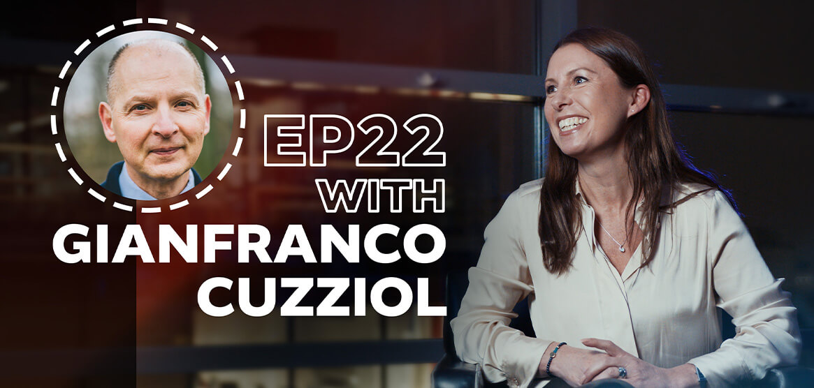 Antavo’s cover for its Loyalty Stories video podcast with Gianfranco Cuzziol