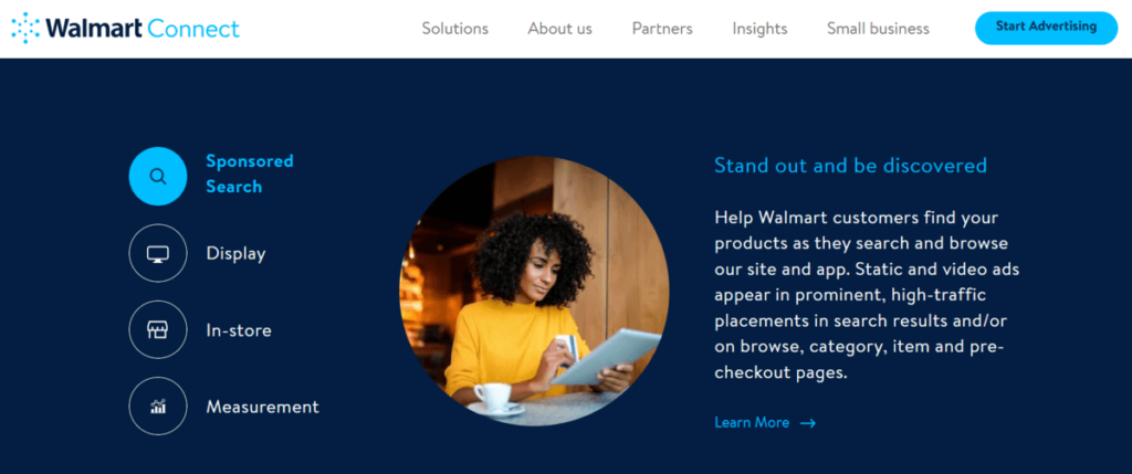 The Walmart Connect retail media network offers personalized ads