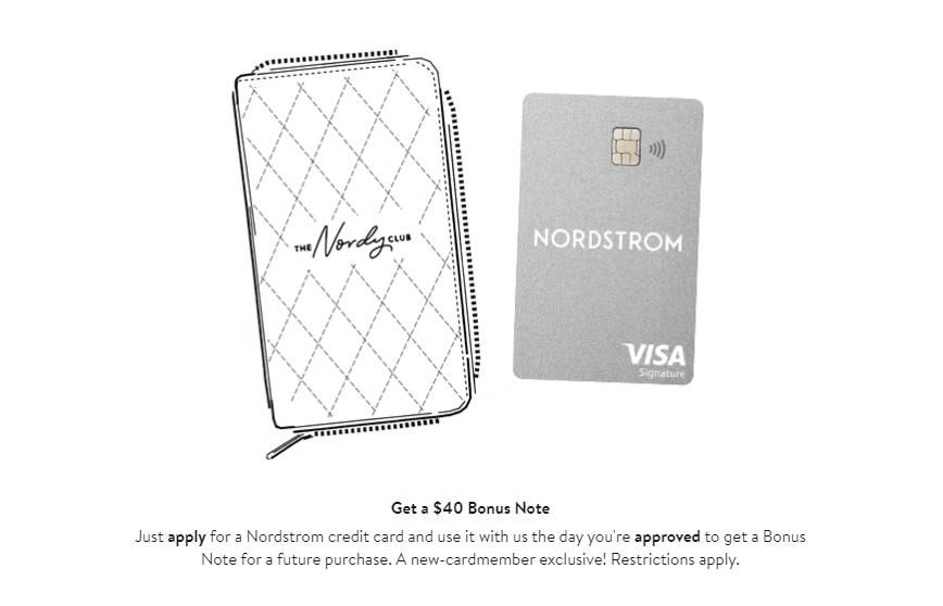 Nordstrom offers several card options to customers with instant benefits