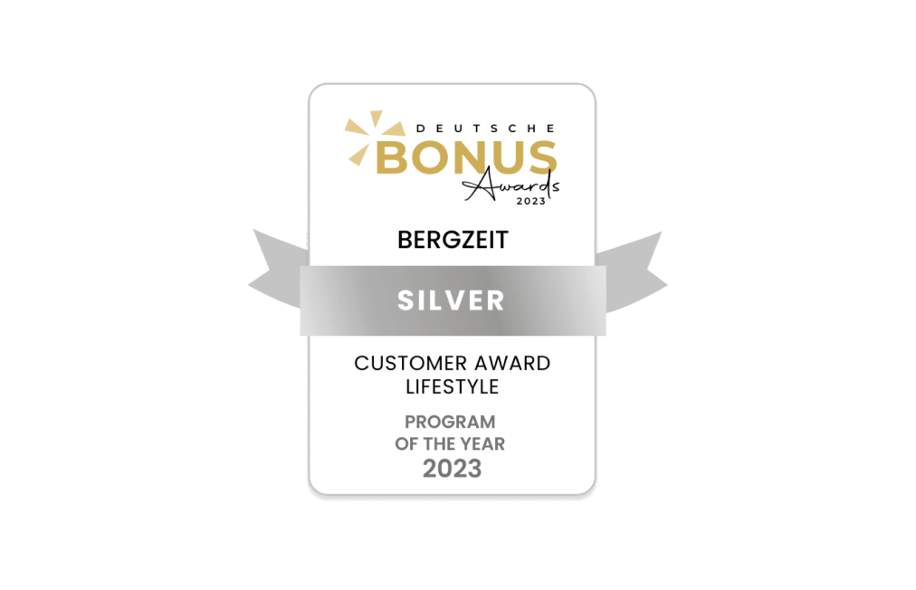 Silver badge for the winner of the Program of the Year at the Bonus Awards.