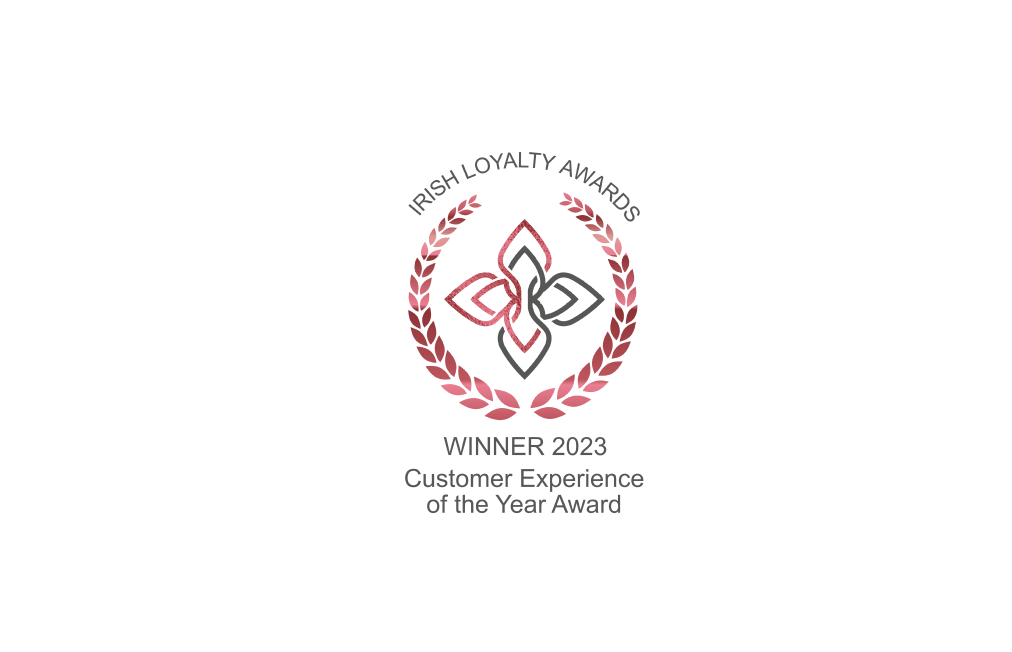 Badge for the winner of the Irish Loyalty Awards 2023