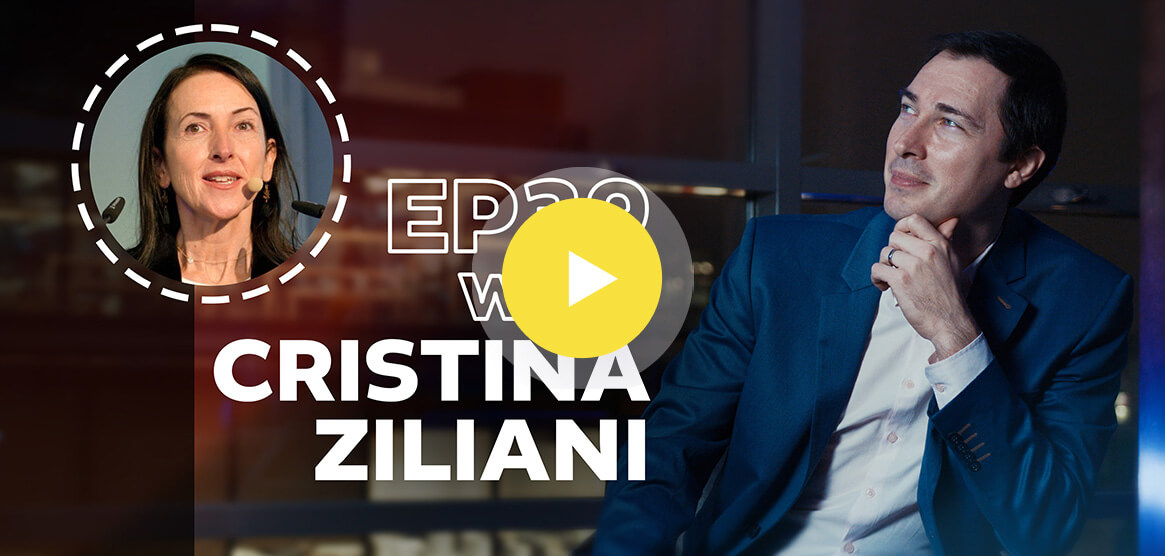 Antavo’s cover for its Loyalty Stories video podcast with Cristina Ziliani