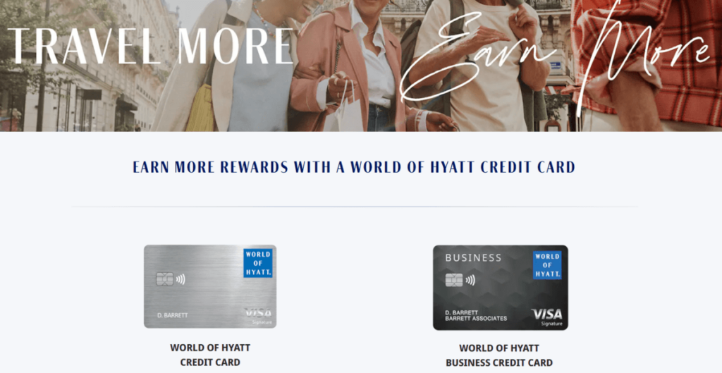 Perks for World of Hyatt credit-card-holding loyalty members